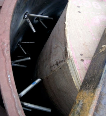 Thermlyte ladle shuttering fixing